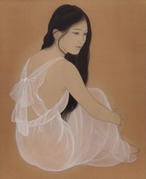 loumargi: Otake Ayana, Japanese, b. 1981 -... - CONTINUE Ayana Otake, Cool Life, Calligraphy Drawing, Asian Painting, Traditional Japanese Art, Comic Art Girls, Eastern Art, Japanese Painting, Fashion Art Illustration