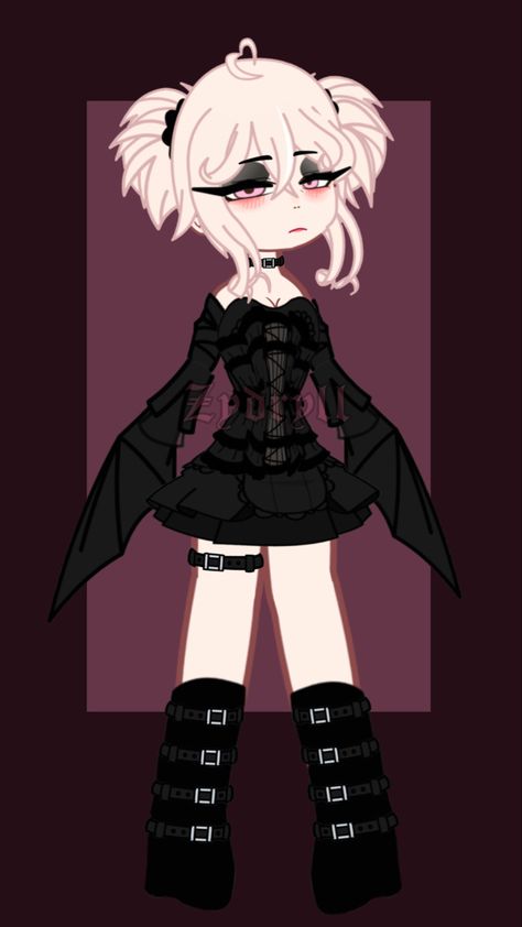 Goth Gacha, Aesthetic Profile Picture Cartoon Soft, Club Outfit Ideas, Mythical Creatures Art, Club Life, Art Prompts, Lol Dolls, Club Design, Goth Outfits