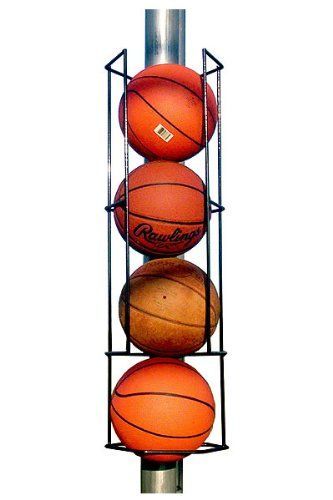 Blue Collar Industries Basketball Butler Deluxe 4 Ball Storage Rack Flex Room Ideas, Basketball Rack, Basketball Bedroom, Stationary Bicycle, Sport Rack, Gear Storage, Ball Storage, Equipment Storage, Metal Bending