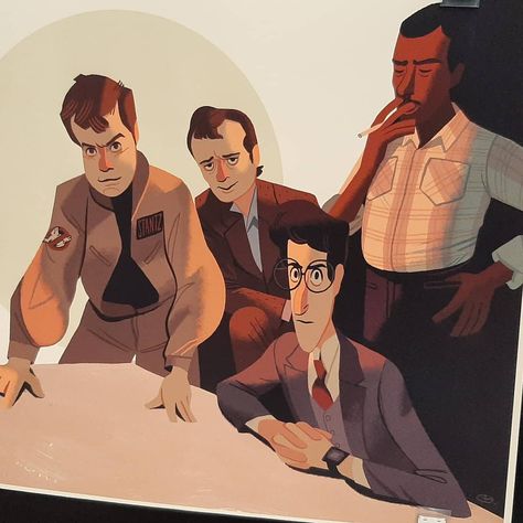 Glen Brogan on Instagram: “Last day of NYCC! I have lots of prints available at Hero Complex booth 228, including this new Ghostbusters one” Ghostbusters Characters, Egon Spengler, Ghostbusters 1984, Games Illustration, American Werewolf In London, Halloween Film, Starship Troopers, Dragon's Lair, The Real Ghostbusters