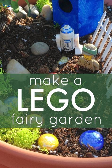 Toddler Approved!: Easy LEGO Fairy Garden for Kids Fairy Garden For Kids, Lego Fairy, Garden For Kids, Kids Fairy Garden, Dinosaur Garden, Fairy Garden Ideas, Fairy Garden Crafts, Fairy Furniture, Faeries Gardens