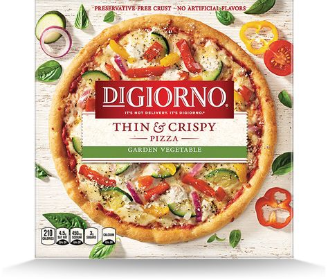 Losing It!: Cravings Healthy Foods To Buy, Digiorno Pizza, Pizza Vegetarian, Pizza Box Design, Pizza Branding, Crispy Pizza, Healthy Grocery List, Healthy Pizza, Frozen Pizza