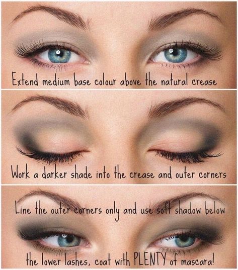 Mata Hooded, Makeup For Droopy Eyelids, Shadow Techniques, Makeup Hooded Eyes, Teknik Makeup, Eyeshadow For Hooded Eyes, Hooded Eye Makeup Tutorial, Hooded Eyelids, Droopy Eyelids