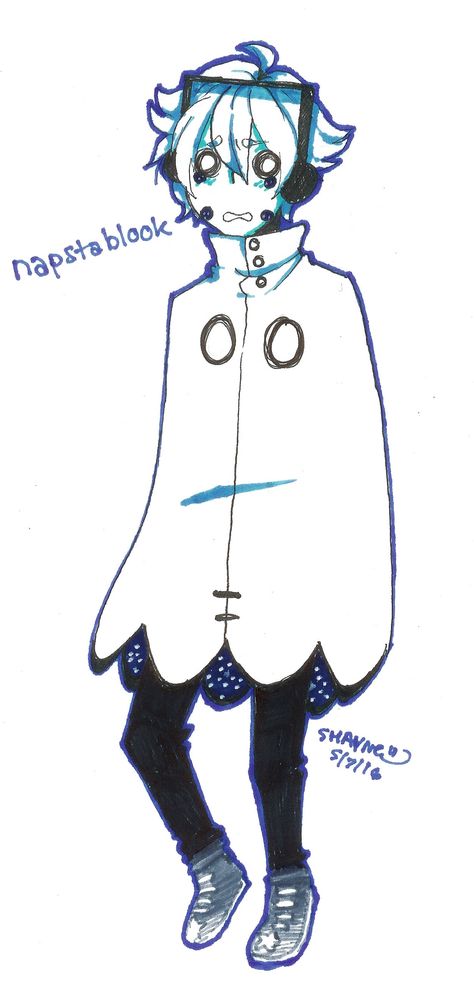 Human Napstablook by xPunkRockOtaku34x Swap Napstablook, Human Napstablook, Napstablook Icon, How To Draw Undertale, Napstablook Fanart, Spooky Cosplay, Undertale Characters, Ship Ideas, Easy Cosplay