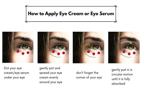 How To Apply Eye Serum, How To Apply Eye Cream, Skin Advice, At Home Face Mask, Skin Care Collection, Dry Skin Patches, Eye Serum, Happy Skin, Skin Healing