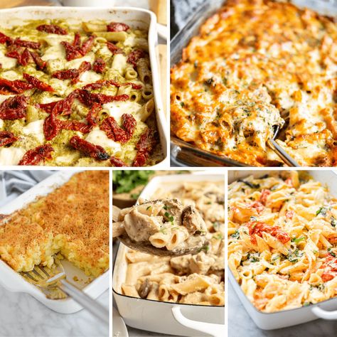 5 Best No Boil Pasta Bake Recipes Dry Pasta Bake, No Cook Pasta Bake, No Boil Pasta Recipes, Uncooked Pasta Bake, No Boil Pasta Bake Recipes, No Boil Baked Pasta, No Boil Pasta Bake, No Boil Pasta, Pasta Bake Recipes