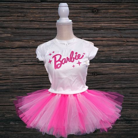 Set Includes The Shirt And The Tutu Brand New Pink Tutu Outfit, Light Up Halloween Costumes, Newborn Mermaid, Lamb Costume, Kid Birthday Outfits, Doll Tutu, Costume Tutu, Halloween Costume Suit, Barbie Kids