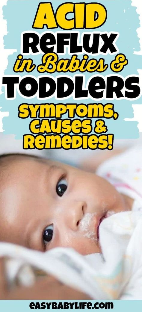 Is your baby in pain and spitting up a lot? Toddler still spitting up? Acid reflux is common in infants and can still affect older kids. This in-depth guide tells you all you need to know about symptoms, medical and natural remedies, signs that your child may have other health issues besides acid reflux, and when to call the doctor. A must-know guide for all parents! Infant Constipation Relief, Reflux In Babies, Baby Remedies, Acid Reflux In Babies, Reflux Baby, Gripe Water, Baby Care Essentials, Stopping Breastfeeding, Breastfeeding Positions