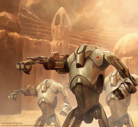 ArtStation - Super Battle Droid, JB Casacop Super Battle Droid, Star Wars Battle Droids, Battle Of Geonosis, Jedi General, Star Wars Legion, Super Earth, Battle Droid, Star Wars Vehicles, Star Wars Droids