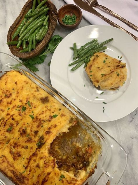 Shepherds Pie Aesthetic, Meat Pie Aesthetic, The Brightest Light Of Sunshine, Bison Stew, Pie Aesthetic, Chocolate Covered Pretzels Recipe, Bison Meat, Shepherd's Pie Recipe, Herb Turkey