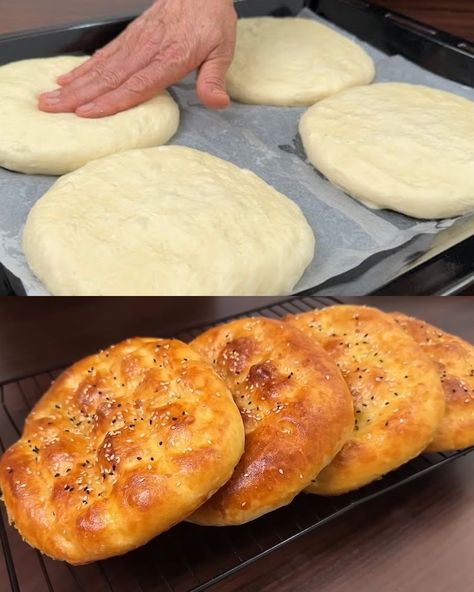 Quick Cheese Bread Recipes, Homemade Flatbread Recipes, Easy Homemade Bread, Homemade Bread Recipe, Homemade Flatbread, Cheese Bread Recipe, Artisan Breads, Making Bread, Fair Food