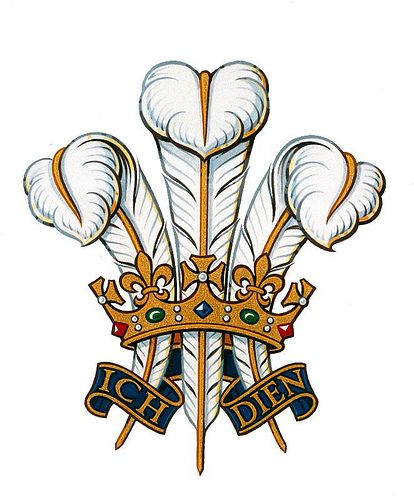 The Prince of Wales's feathers Welsh Symbols, Welsh Tattoo, Between Chest Tattoo Female, In Between Chest Tattoo Female, In Between Chest Tattoo, Army Badges, Feather Tattoo Meaning, Chest Tattoo Female, Wales Flag