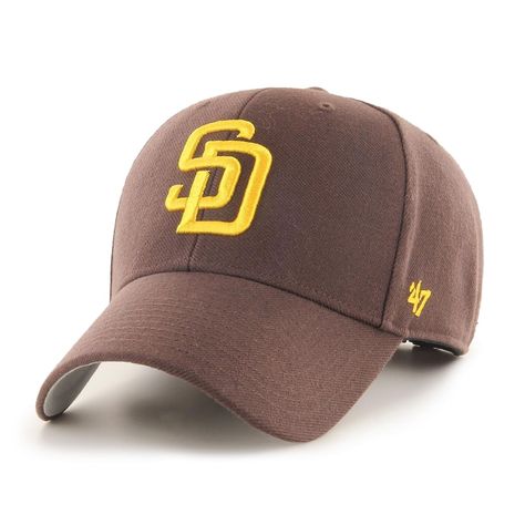 Description Your San Diego Padres dominate on the diamond, and now you can rep their on-field look from anywhere with this MVP Adjustable Hat from '! This cap is exactly what you're looking for to take your San Diego Padres collection to the next level. The crisp authentic graphics will ensure you're the envy of your fellow fans. Your San Diego Padres dominate on the diamond, and now you can rep their on-field look from anywhere with this MVP Adjustable Hat from '! This cap is exactly what you're looking for to take your San Diego Padres collection to the next level. The crisp authentic graphics will ensure you're the envy of your fellow fans. Material: 85% Acrylic & 15% Wool, Curve bill, Mid Crown, Structured Fit Raised embroidery , Six-panel construction with embroidered eyelets Official San Diego Padres Hat, Mlb Hat, Detroit Game, Wide World Of Sports, New Era Logo, Raised Embroidery, Brown Hats, Team Gear, Mlb Teams