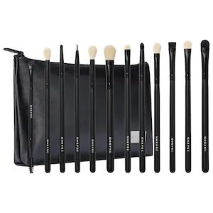 Eye Obsessed 12-Piece Brush Collection - Morphe | Sephora Morphe Makeup Brushes, Dramatic Smokey Eye, Makeup Morphe, Eyeshadow Brush Set, Morphe Makeup, Brow Brush, Concealer Brush, Eye Brushes, Brush Kit