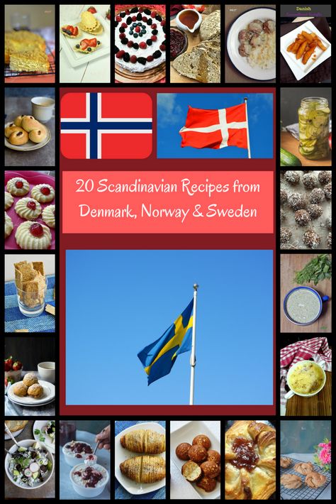 Denmark Food, Scandinavian Culture, Scandinavian Recipes, Nordic Recipe, International Desserts, Norwegian Food, Fast Food Menu, Scandinavian Food, Danish Food