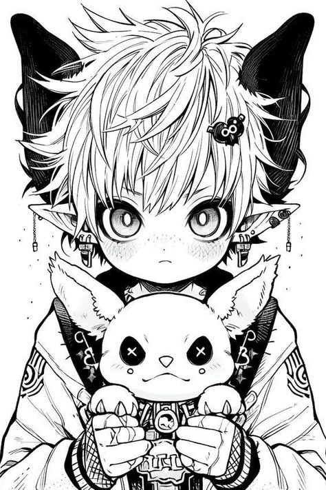 Gothic Chibi Colouring Book, 30 Creepy Chibi & Kawaii Colouring Pages, Colouring for Adults and Teens, Instant Download PDF, Creepy Chibi - Etsy Canada Coloring pages #coloringpages Coloring page #coloringpage 6.238 Creepy Cute Sketch, Creepy Anime Art, Kawaii Colouring Pages, Anime Colouring Pages, Cute Anime Coloring Pages, Gothic Coloring Pages, Creepy Coloring Pages, Colouring For Adults, Christmas Chibi