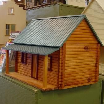 Cabin Front Porch, Cabin Dollhouse, Tin Roofing, Paper Dollhouse, Beachside Bungalow, Corrugated Metal Roof, Corrugated Roofing, Faux Tin, Victorian Farmhouse