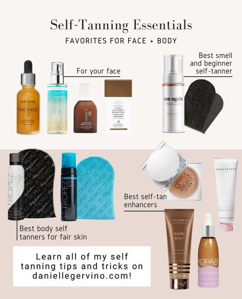 Best Self Tanner For Face, Best Self Tanner For Fair Skin, Tanning Tips For Fair Skin, Best Fake Tanner, Best Self Tanning Products, Tan And Blonde, Best Face Tanner, Self Tan Face, Self Tanner Tips