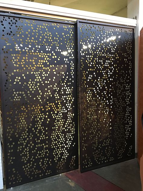 Perforated Fence, Perforated Gate Design, Perforated Metal Gate, Perforated Metal Fence, Metal Screen Panels, Perforated Metal Screen, Perforated Metal Facade, Metal Panels Facade, Metal Gates Design