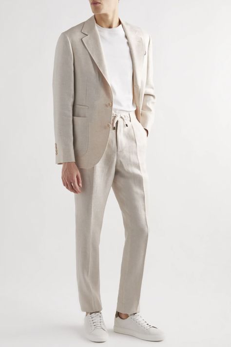 Linen Suit Men, Mens Linen Suit, Linen Suits For Men, Linen Pants Suit, Summer Suits Men, Beige Suits, Linen Men, Linen Suits, Suit Trousers