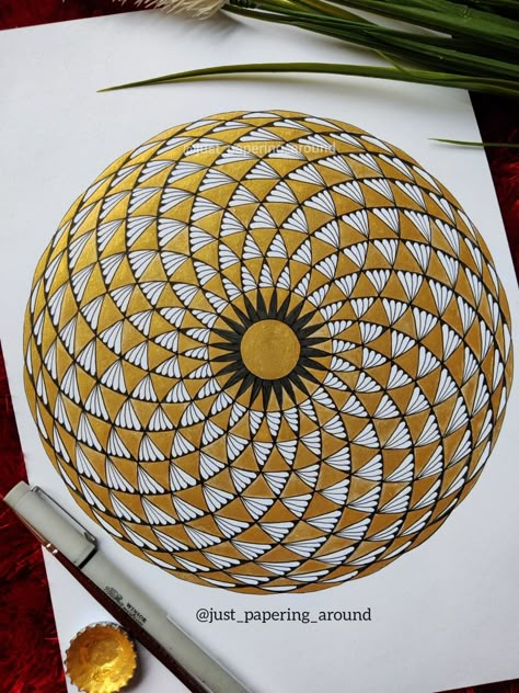 Torus Dot Mandala, Mandala Unique Design, Torus Mandala, Unique Mandala Drawing, Sacred Geometry Art Mandalas, Golden Mandala, Sacred Geometry Mandala, Mandala Doodle, Easy Mandala Drawing