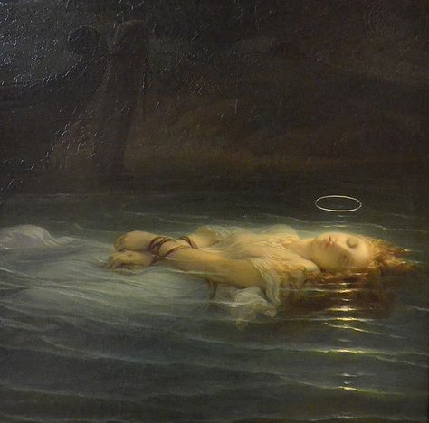 A Christian Martyr drowned in the Tiber during the Reign of Diocletian, Paul Delaroche, 1853 | by Lightbender Paul Delaroche, State Hermitage Museum, Hermitage Museum, Fairy Tale Books, Museum Of Fine Arts, French Artists, Pretty Art, St Petersburg, Impressionism