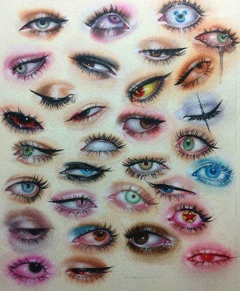 Eyes Ideas, Realistic Eye Drawing, Draw Eyes, Eyes Artwork, Realistic Eye, Grunge Art, Eye Art, Pics Art, Art Portfolio