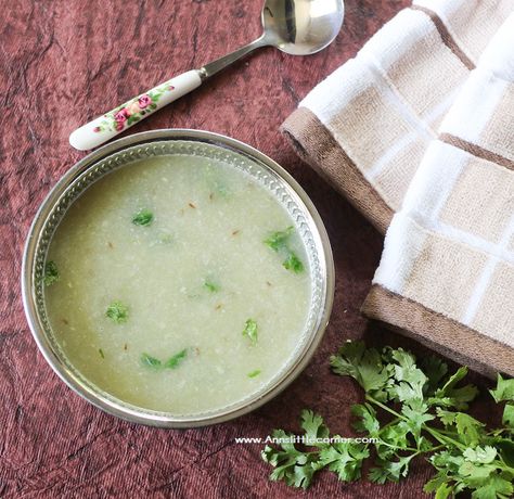 Bottle Gourd Soup Recipe, Bottle Gourd Soup, Veggie Fries, Bottle Gourd, Iron Rich Foods, Iron Rich, Turmeric Powder, Creamy Soup, Coriander Leaves