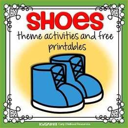 Shoes theme activities and free printables for preschool, daycare, and home. - KIDSPARKZ Whose Shoes Activity, 1 2 Buckle My Shoe Activities Preschool, Shoe Activities Preschool, Shoes Activities For Preschool, Preschool Clothes Study, Free Printables For Preschool, Shoe Study, Clothing Study, Printables Preschool