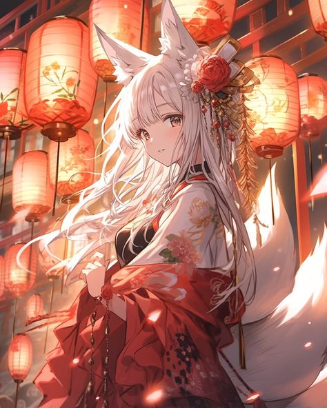 Spice And Wolf Holo, Epic Drawings, Anime Military, Manga Cute, Cute Anime Profile Pictures, Pokemon Pictures, Anime Scenery, White Hair, Japanese Anime