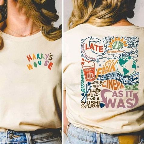 Harry's House Harry T-shirt, Harry Merch, HSLOT, Love On Tour, Harry's House Merch, Harry Gifts Sweatshirt sold by MichelZumatto | SKU 42124666 | Printerval T shirt #tshirt t-shirt #t_shirt t shirts #tshirts t-shirts #t_shirts T shirt design #tshirtdesign T-shirt designs #t_shirtdesign T shirts designs #tshirtsdesigns 3.1422 Cartoon T Shirt Design, Minimal Shirt Design, Harry Styles Merch, Harry's House, Trendy Shirt Designs, Merch Ideas, Tshirt Design Inspiration, Cartoon T Shirt, Shirt Print Design