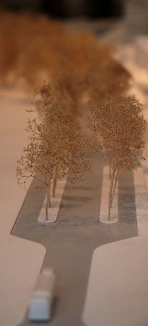 The Model | Flickr - Photo Sharing! Tree Model Architecture Ideas, Trees For Models Architecture, Architecture Tree Model, Architecture Model Design, Architecture Model Trees, Tree Architecture, Black Architecture, Water Architecture, Architecture Drawing Presentation