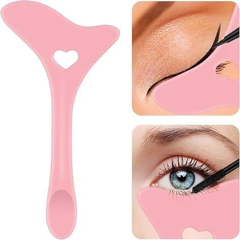 Mascara Shield, Makeup Flawless, Makeup Stencils, Eyeliner Stencil, Y2k Makeup, Eye Makeup Tools, Make Up Tools, Makeup Pro, Mascara Makeup