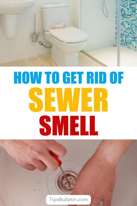 Best ways to get rid of smelling sewer around the house especially in basements and bathroom, from sinks, toilets, and shower drain pipes. Including recipes for various homemade drain and pipe cleaner to unclog and clean smelly drains.#draincleaning #smelly #toilet #bathroom #odor Sink Smells Bad How To Get Rid, Smelly Bathroom Drain, Smelly Shower Drain, Sewer Smell In Bathroom, Shower Drain Smell, Smelly Bathroom, Smelly Drain, Shower Mold, Toilet Drain