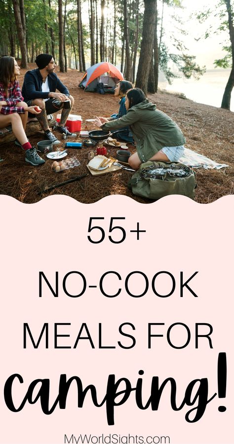 Camping Meals No Cook, Food To Bring Camping, Easy Meals For Camping, No Cook Camping Meals, Tent Camping Food, Easy Camping Dinners, Vegetarian Camping, Bonfire Ideas, Budget Camping