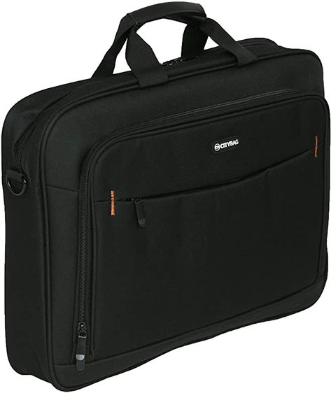 Versatile Large Capacity Briefcase For On-the-go, Black Briefcase For On-the-go, Black Briefcase With Luggage Sleeve For On-the-go, Black Briefcase With Laptop Sleeve For On-the-go, Black Briefcase With Zipper Pocket For On-the-go, Business Briefcase, Laptop Briefcase, City Bag, Travel School