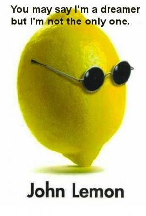 Band Puns, Beatles Fan Art, John Lemon, Music Puns, Natural Skin Lightening, Funny Fruit, Beatles Fans, Best Puns, Food Puns