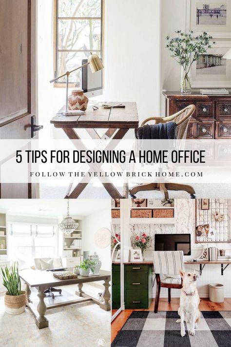 Sunroom Office Ideas, Room Workspace, Office Layouts, Living Room Workspace, Sunroom Office, Guest Bedroom Home Office, Yellow Brick Home, Home Improvement Ideas, Office Nook