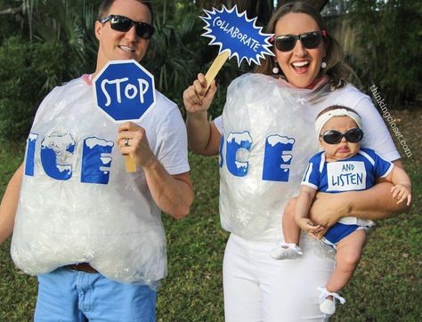 42 Awesome Family Halloween Costumes That You'll Want to Try - Just Simply Mom 3 People Halloween Costumes, Matching Family Halloween Costumes, 3 People Costumes, Punny Halloween Costumes, Sibling Costume, Halloween Costum, Hallowen Ideas, Family Of 3