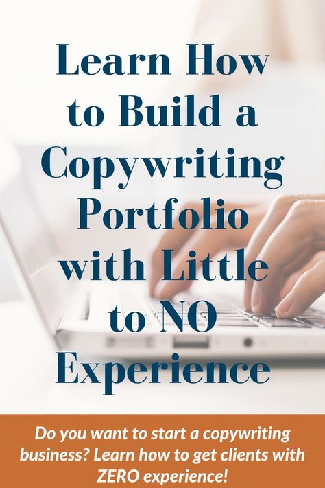 How to Start a Copywriting Business, Build a Copywriting Portfolio Copywriting Portfolio, Copywriting Business, How To Get Clients, Writing Career, Home Jobs, Work From Home Jobs, Starting A Business, How To Build, Live Life