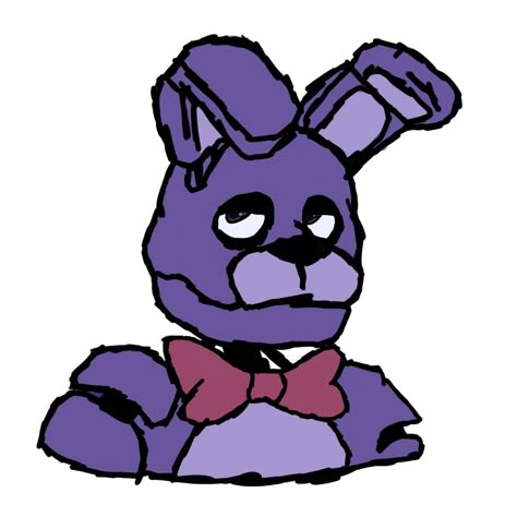 Bonnie fnaf Bonnie Fnaf, Indie Movie Posters, Make A Character, Dragon Ball Super Wallpapers, Easy Doodles Drawings, Fnaf Funny, Fnaf Characters, Fnaf Drawings, Fnaf Art