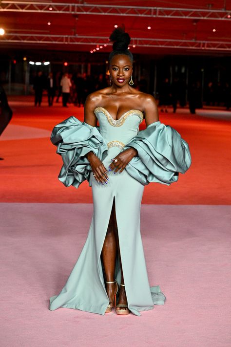 Danai Gurira at the 2023 Academy Museum Gala held at the Academy Museum of Motion Pictures on December 3, 2023 in Los Angeles, California. Red Carpet 2023, Academy Museum Gala, Shannon Taylor, Danai Gurira, Danielle Brooks, Julia Garner, Academy Museum, Lee Taylor, Carolyn Murphy