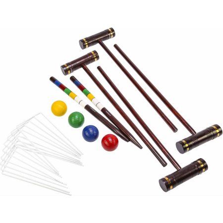 Premium Croquet Set Croquet Party, Croquet Game, Ladder Ball, Croquet Set, Bocce Ball, Bean Bag Toss Game, Lawn Party, Bag Toss Game, Perfect Backyard