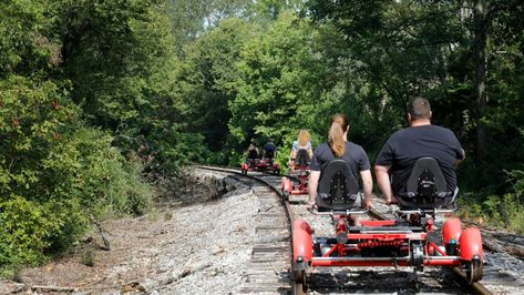 Rail Explorers, Versailles Kentucky, Bourbon Distillery, Ride On Train, Wild Turkey Bourbon, Kentucky Travel, Scenic Railroads, High Bridge, Rail Car