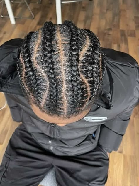 Braid Styles For Men With Fade, Black Men Braids Hairstyles, Black Cornrow Hairstyles, 8 Braids, Black Men Cornrows, Twist Hair Men, Cornrow Braids Men, Hair Twists Black, Natural Hair Men