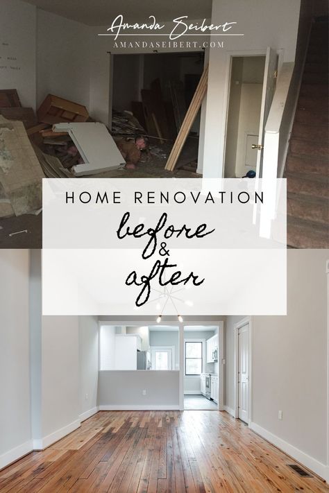 This was my very first historic tax credit renovation! This home was originally built ca. 1880 as a four-bay Italianate double-house (duplex) in the historic Union Hill neighborhood. To be eligible for historic tax credits you have to renovate the home using materials that are like-kind to what the house was originally built with. Before And After Old Home Remodel, Duplex Remodel Before After, Renovating Old Homes Before And After, Remodeling An Old House, Small House Flip Before And After, Duplex Renovation Before After, Apartment Renovation Before And After, Before And After Renovation Old Houses, Old House Renovation Before And After