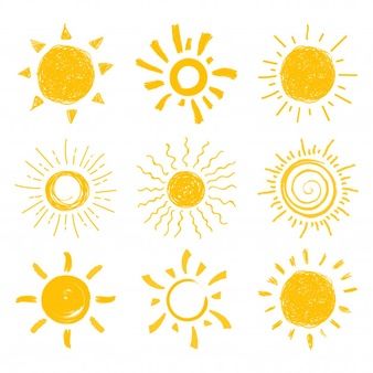 Button Mobile, Space Doodles, Summer Vector, Sun Icon, Circus Design, Sun Drawing, Baby Spa, Cartoon Sun, Vector Doodle