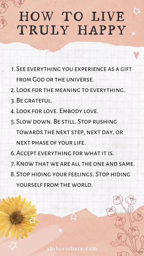 The Secret to Finding Happiness // #happylife #selfgrowth #personaldevelopment How to live a happy life, finding joy, how to find happiness, self growth, personal development, love yourself How To Make Your Life Happy, Living A Positive Life, Secret To Happiness Quotes, How To Have A Happy Life, How To Fall In Love With Life, How To Live A Good Life, How To Get Happy Again, How To Find Joy Again, How To Become Happy Again