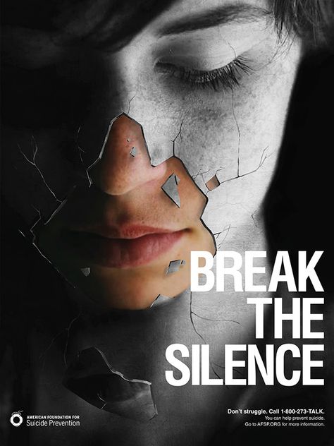 Mental Health Campaigns, Break The Silence, Poster Graphic Design, Mental Health Posters, Awareness Poster, Film Poster Design, Movie Posters Design, Social Awareness, Awareness Campaign