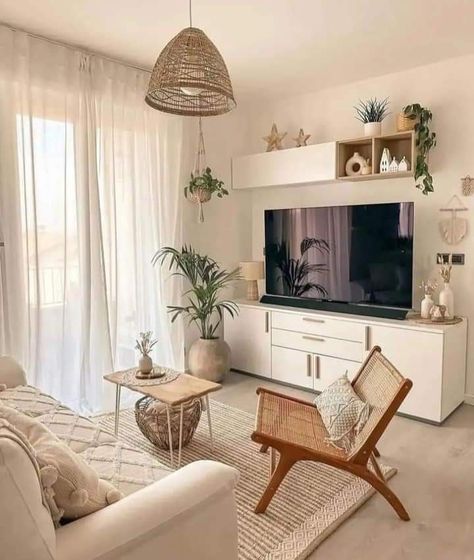 Comfy Cozy Home, Living Room Decor Brown Couch, Studio Apartment Living, Living Room Decor Furniture, Living Room Styles, Ideas Hogar, Living Room Flooring, Décor Diy, Boho Living Room